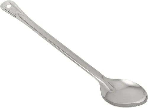 Winco - Cucharón de servicio de acero inoxidable, sólido, 18", 1.5mm