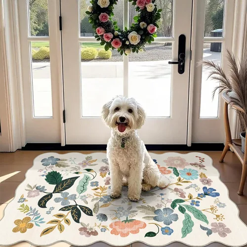 Miniatura 185 de Alfombra lavable para pasillo - 2x7 alfombras de cocina, alfombra para entrada, alfombra vintage, suave, alfombra antideslizante para piso, alfombra