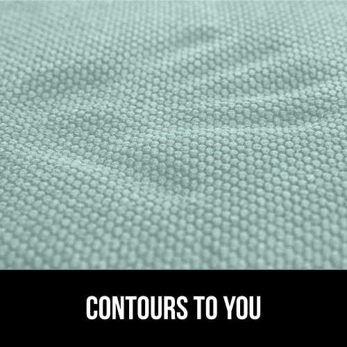 Miniatura 9 de Gorilla Grip - Cojines de espuma viscoelástica para silla, comedor, mesa de cocina, sillas de oficina, se mantienen en su lugar, de microfibra