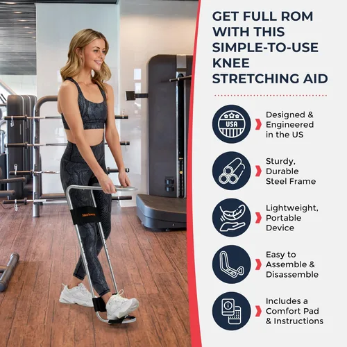 Miniatura 7 de IdealKnee One Pad - Dispositivo avanzado de extensión de rodilla y alivio del dolor - Avalado por fisioterapeutas y cirujanos - Ideal