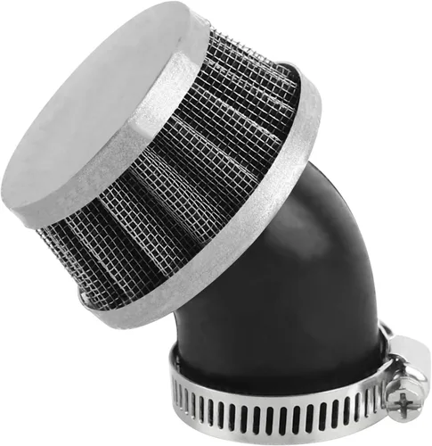 Limpiador de filtro de aire de 1.378 in, cuello curvado en ángulo de 45 grados para 50 cc, 70 cc, 90 cc, 110 cc, 125 cc, PZ19, PZ20, Z50, Cb100,