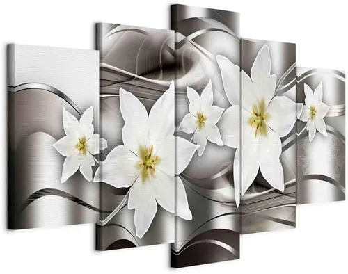 Miniatura 15 de Lienzo decorativo con impresión artística de diseño de orquídea de Artgeist Orquídea #01