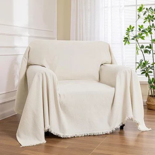 Miniatura 48 de MEETSKY Fundas para sofá modular de 3 cojines, lavables, mezcla de felpilla suave, protector de muebles, funda decorativa de estilo moderno