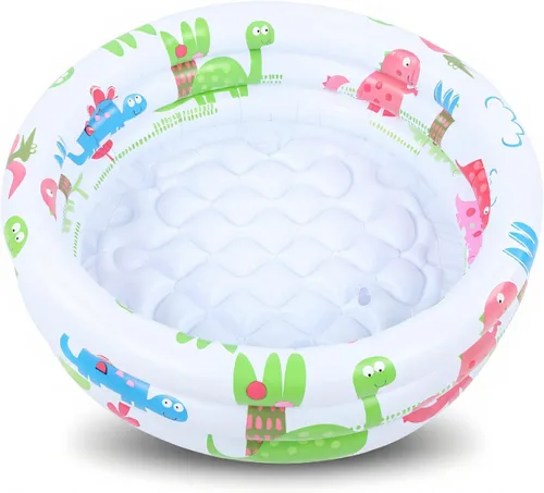 Piscina para bebés, 23. Piscina inflable para bebés y niños pequeños, mini piscina con material de PVC grueso para exteriores, interiores, baño,