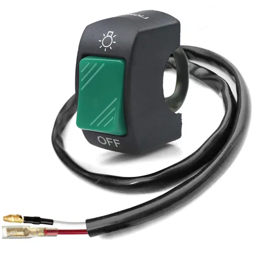 Miniatura 15 de 1 pieza de interruptor de manillar de motocicleta, botón de encendido y apagado, parte de ajuste para luz de motocicleta LED U5 U7 U2, interruptor