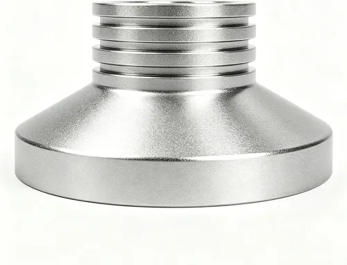 Adaptador de grabación de 45 RPM de aluminio sólido duradero de 1.06 onzas, adaptador central para vinilo de disco de 7 pulgadas (30G, plateado)