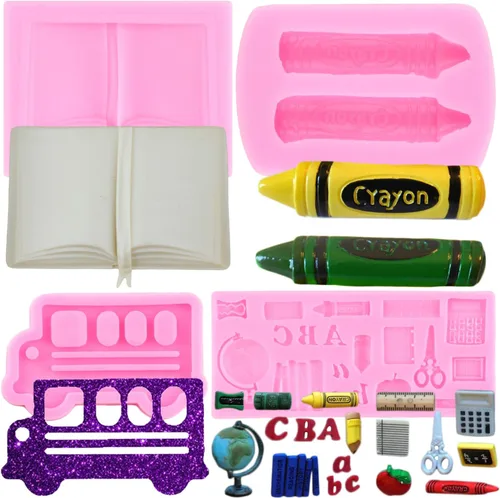 Miniatura 16 de ZiXiang Molde de silicona para graduación, tapa de doctorado, moldes de silicona para diploma, molde de fondant para graduados, moldes para dulces