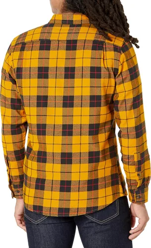 Miniatura 2 de Tienda Essentials - Camisa de franela para hombre, manga larga, de corte entallado