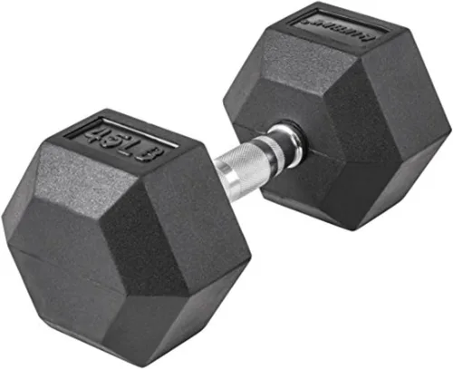 Miniatura 12 de Lifeline Mancuernas hexagonales de fitness, mancuernas hexagonales envueltas en goma, calidad premium, mango moleteado ergonómico, campanas tontas