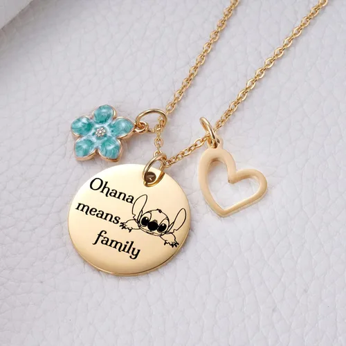Miniatura 2 de MIXJOY Bonito collar de dibujos animados de Stitch para mujeres y niñas, inspirado en el cumpleaños de Stitch para nieta, hija, sobrina