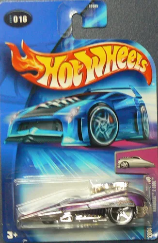 Miniatura 2 de Mattel Hot Wheels 2004 Blings 1:64 Escala 1:64 Purple Hardnoze 2 Cool Caddy Die Cast Car #016