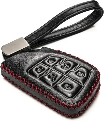 Miniatura 7 de Vitodeco Funda Protectora de Cuero para Llavero Inteligente Compatible con Chevrolet Silverado, Colorado, Suburban, Tahoe, Blazer, Equinox, Traverse