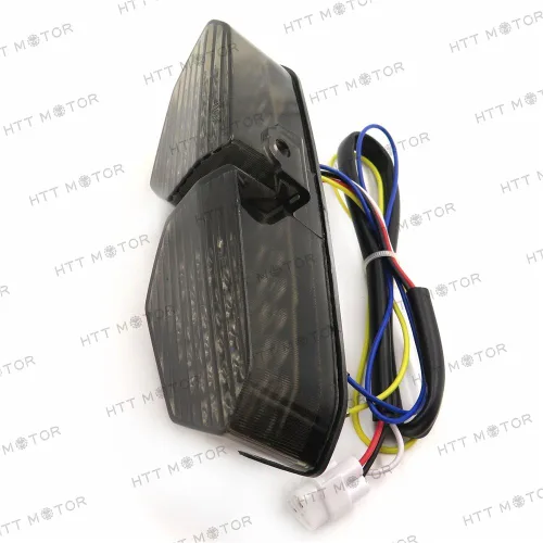 Miniatura 6 de MT178- Luz trasera integrada intermitentes compatibles con YZF R6 03-05 XTZ1200 12-14 Smoke Claro