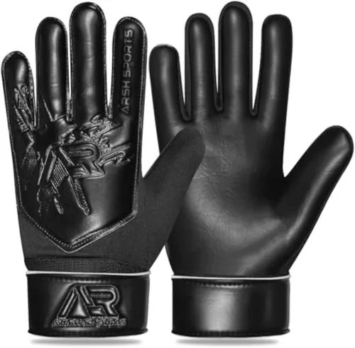Miniatura 17 de Guantes de portero de fútbol, guantes de portero de fútbol para niños, jóvenes y niños con protección doble en la muñeca y palma de súper agarre