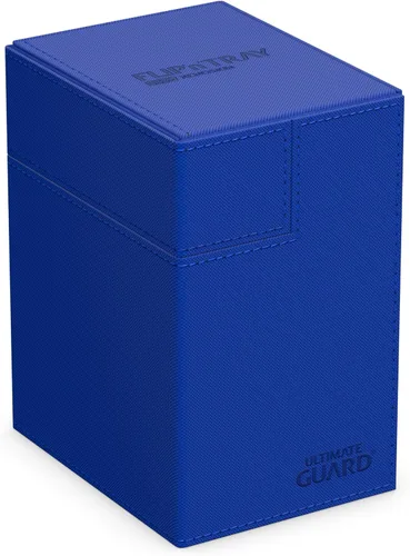 Miniatura 17 de Estuche Ultimate Guard Flip'n'Tray 100+, para 100 cartas con fundas dobles de TCG + bandeja para dados, negro, cierre magnético independiente