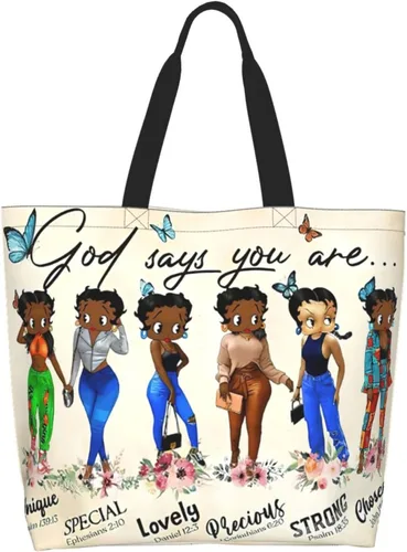 Miniatura 2 de Bolso de mano para mujer, bolso de mano afroamericano, bolso de hombro negro Queen para mujer, bolso de hombro casual, calidad premium