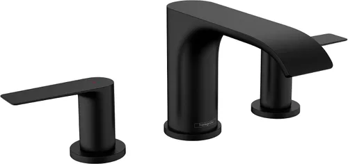 Miniatura 5 de hansgrohe Vivenis 75033141 - Grifo moderno para lavabo de baño con 2 manijas y 3 agujeros y 5 pulgadas de alto en bronce cepillado