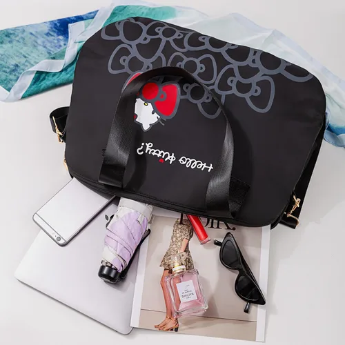 Miniatura 27 de AmBealla Bolsas de viaje con cremallera, bolsa de fin de semana, ligera para mujer, bolsa de lona para llevar en el gimnasio, trabajo
