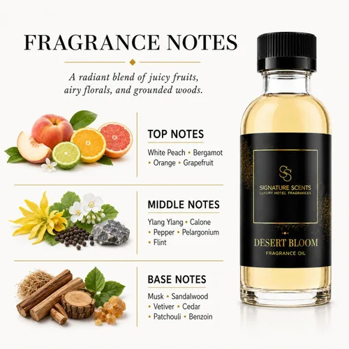 Miniatura 4 de Signature Scents: Aceites aromáticos inspirados en hoteles de lujo para difusores (4.05 onzas líquidas, flor del desierto)