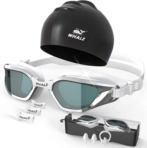 Miniatura 6 de Whale Gafas de natación para adultos, antiempañamiento, cómodas, polarizantes, para adultos, unisex
