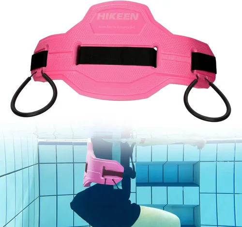 Miniatura 7 de Cinturón flotante para natación, aeróbicos acuáticos con correas de fijación, cinturón de flotación para piscina, fitness y terapia de entrenamiento