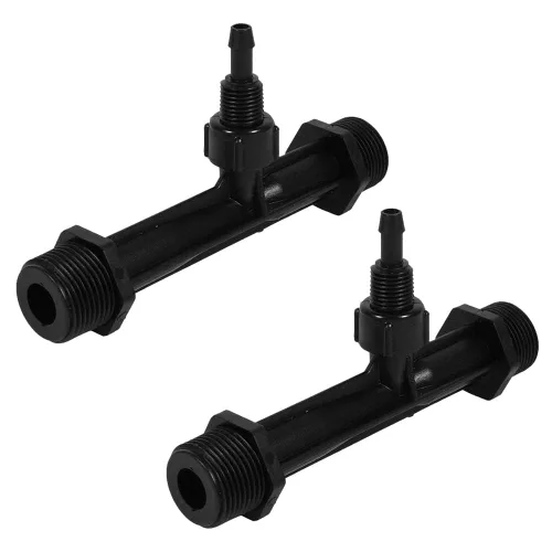 Miniatura 3 de RUIAN Venturi de riego de 3/4 pulgadas, inyectores de fertilizantes, tubo de agricultura, herramienta de plástico negro para jardín al aire libre