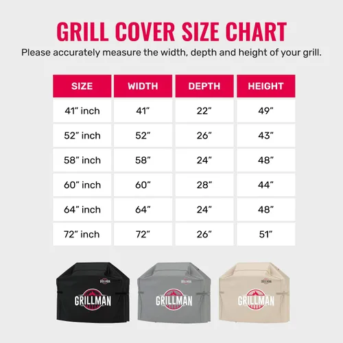 Miniatura 7 de Grillman - Resistente funda para parrilla de pellets, compatible con Traeger Pro Series 22, 575, modelos Elite, Lone Star Elite, Pro 20