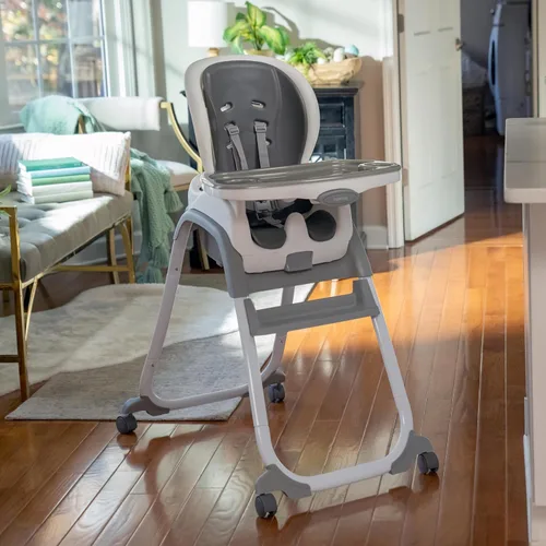 Miniatura 12 de Ingenuity SmartClean Trio Elite - Silla alta convertible 3 en 1 para bebé, silla para niños pequeños y asiento elevador de comedor, para edades de 6