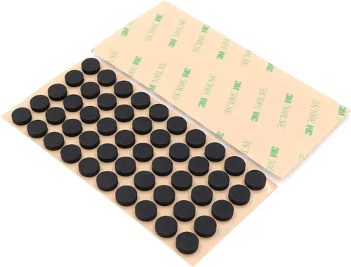 Miniatura 2 de Almohadillas de espuma EVA para muebles, 3/8 pulgadas de diámetro, redondas, 3M, autoadhesivas, protegen gabinetes de cocina, cajones, escritorios