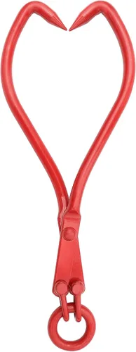 Miniatura 9 de Earth Worth - Pinzas deslizantes - Agarrador de troncos de 32 pulgadas con anillo para conectar con cadena, herramientas de tala para silvicultura
