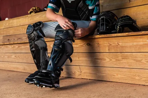 Miniatura 5 de Mizuno Espinilleras de béisbol samurái juvenil