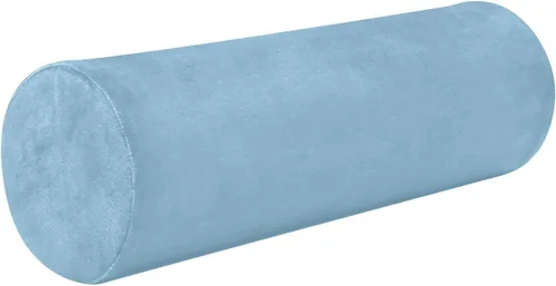 Miniatura 11 de Almohada cervical azul claro y verde azulado para aliviar el dolor de cuello, almohada redonda para el cuerpo, almohada de apoyo lumbar para cama