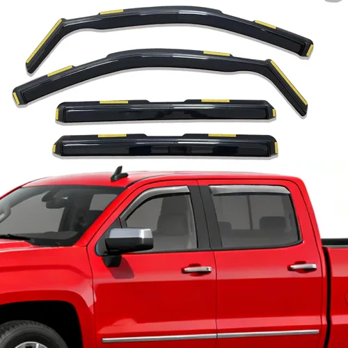 Miniatura 35 de Viseras laterales para ventana, deflectores de ventilación, deflectores de ventilación para Chevrolet Equinox 2018, 2019, 2020, 2021, 2022, 2023