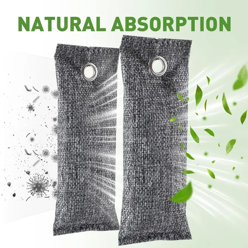 Miniatura 4 de TUXIYA Paquete de 8 Bolsas de carbón activado absorbente de olores, eliminador de olores para olores fuertes, desodorante para zapatos, carbón