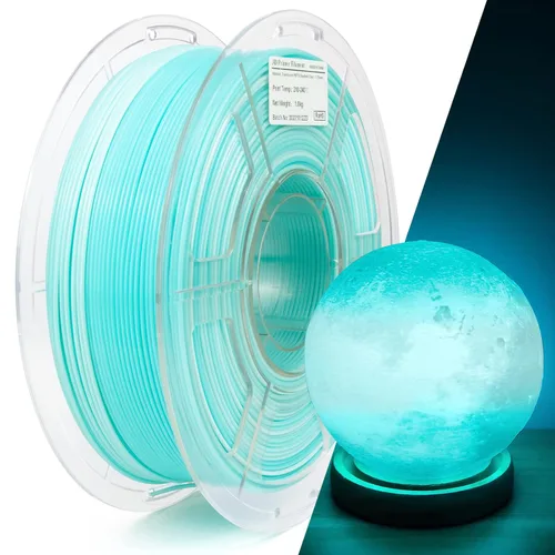 Miniatura 47 de IEMAI Paquete de filamento PETG de 0.069 in, filamento de impresora 3D multicolor translúcido degradado de hasta 23.622 in/s de impresión rápida, 4