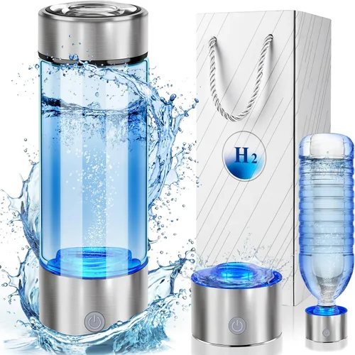 Nueva botella de agua de hidrógeno, generador de agua de hidrógeno con tecnología avanzada SPE PEM, agua de hidrógeno acuahealth recargable portátil