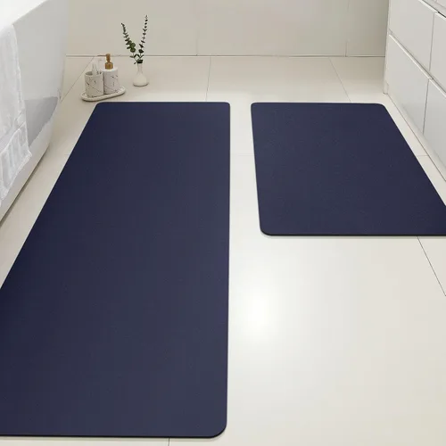 Miniatura 27 de ACCUMTEK Alfombrilla de Baño Ultra Delgada, Alfombrillas de Baño Antideslizantes con Respaldo Mejorado para Colocar Bajo la Puerta, Alfombras