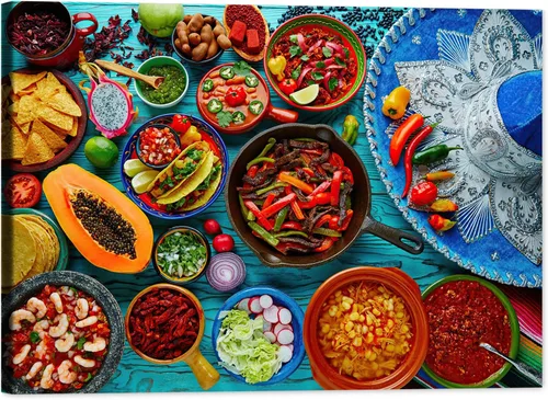 Arte de decoración de pared para comedor, cocina, especias coloridas, verduras, cocina, comedor, arte de pared, cuadros de cocina moderna, Obra de