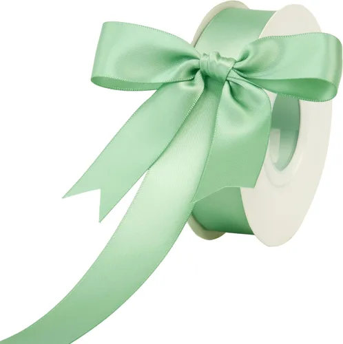 Miniatura 9 de Cinta de satén blanca de 1 pulgada de doble cara, 25 yardas para envoltura de regalos, ramo de novia, decoración de boda, decoración de fiesta