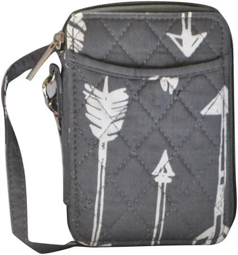 Miniatura 2 de Gray Flecha impresión ngil Quilted Wristlet cartera