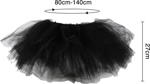 Miniatura 6 de GERINLY Falda tutú grande completa para adulto, falda de tul de ballet esponjosa, traje vintage de los años 50 y 70, disfraz de fiesta rave