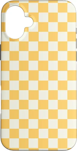 Miniatura 22 de Funda con patrón clásico de cuadros amarillo para iPhone 11