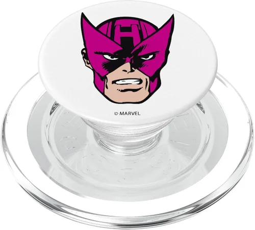 Miniatura 7 de Marvel Hawkeye Classic Big Face PopSockets Grip y soporte para teléfonos y tabletas, Negro