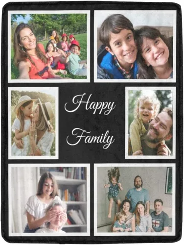 Miniatura 8 de HUGLAZY Mantas personalizadas con fotos, manta personalizada para la familia, sube tu foto de Halloween, manta personalizada para adultos