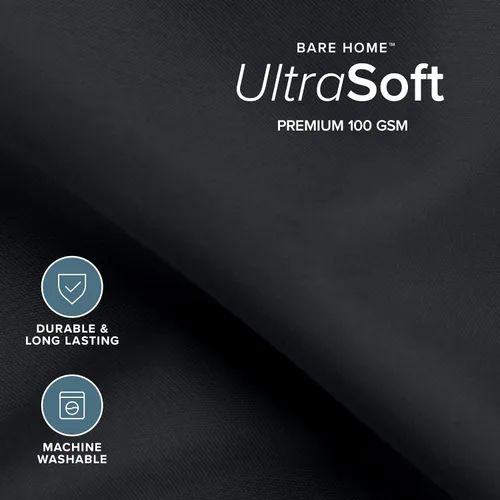 Miniatura 5 de Bare Home - Juego de sábanas individual, lujo de hotel, bolsillos profundos, microfibra doble cepillada para suavidad, fácil ajuste, 3 piezas