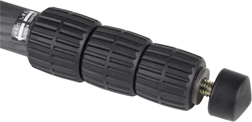 Miniatura 3 de SLIK PRO Pod CF-834 Monopod de fibra de carbono de 64 pulgadas de alto (618-834) - Se pliega hasta 19 pulgadas, pesa 1.1 libras, soporta 13 libras
