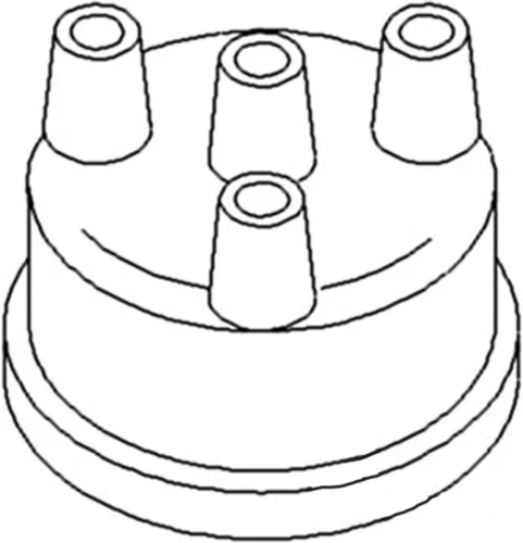 Miniatura 5 de RAParts AT21717 - Tapa de distribuidor compatible con John Deere para modelos de tractor JD 300 301 302 310 350 380