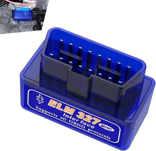 Herramienta de diagnóstico OBDII para automóvil, ELM327 Escáner de datos del motor para monitoreo en tiempo real, herramienta portátil de lectura y