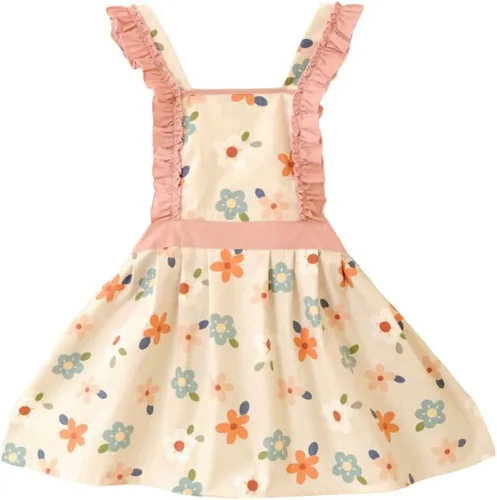 Miniatura 16 de CRB Fashion Delantal infantil para cocinar y hornear Para niños pequeños, niñas, preciosos delantales de chef de cocina