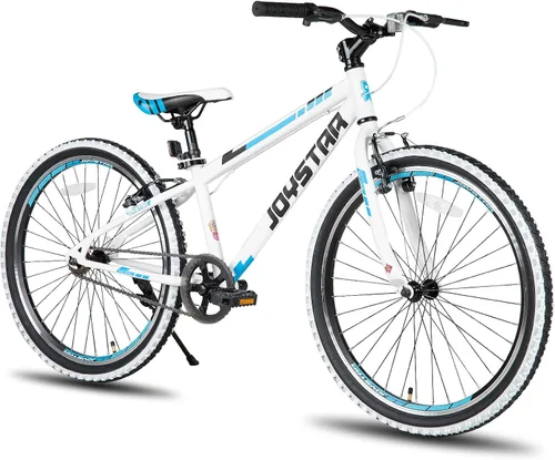 Miniatura 11 de JOYSTAR Lubbock 20 24 Inch Kids Bike for Boys & Girls Ages 7-12 Years Hardtail Mountain Bike for Kids with 1-Speed/7-Speed Drivetrain, White Wall